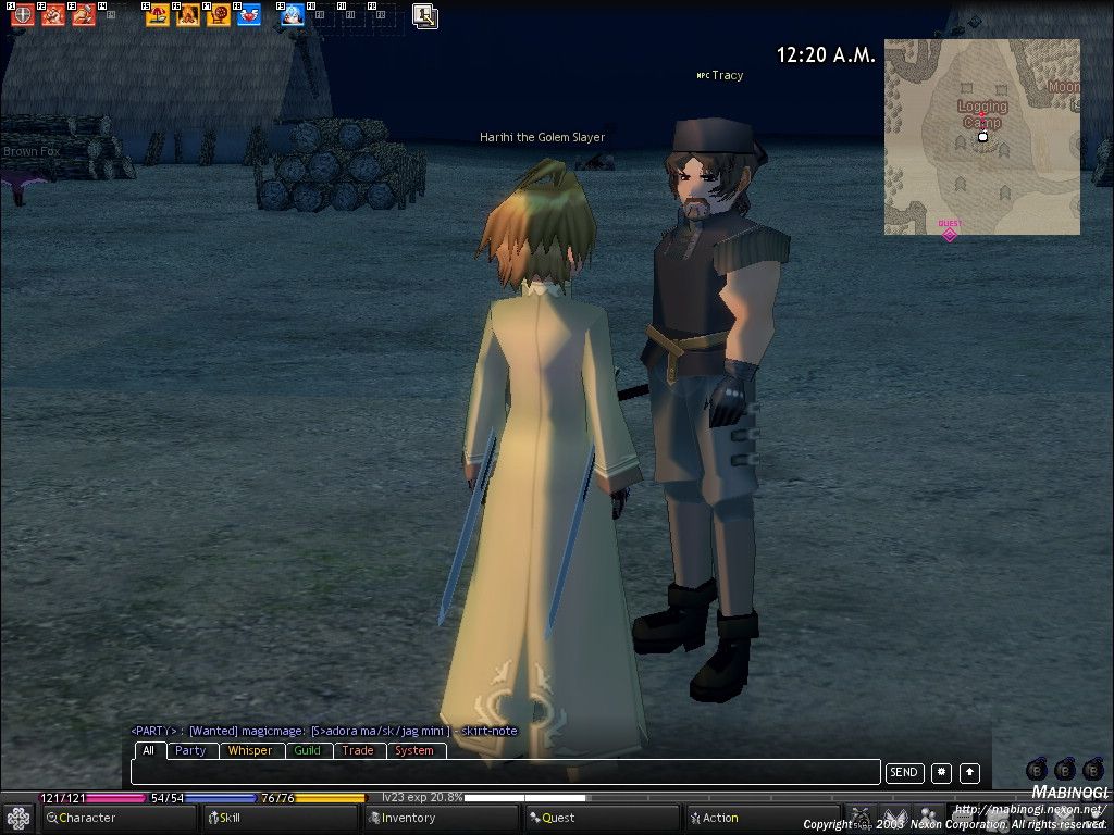 That's one horrid looking NPC.. xD; needs a serious upgrade.