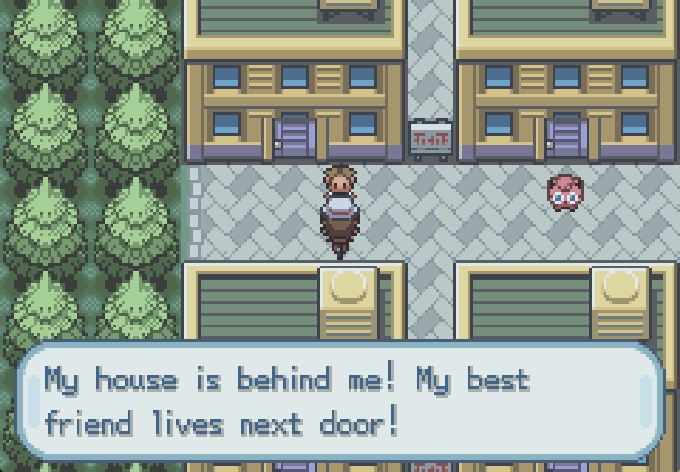 The capital city of Ichieka is very crowded, with 27 houses (in Pokemon games, that's a lot).