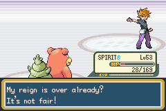 The Champion lost! :D