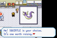 The Draisquirt (read the textbox) one of my original starter pokemon was going to be draitini.