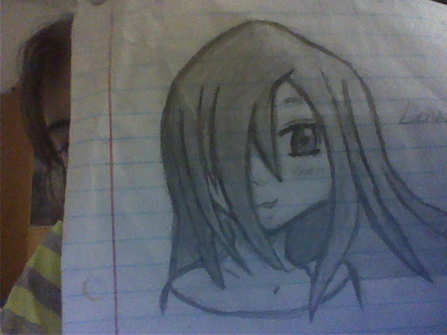 The first drawing of my character, Lenax. ...I made it a few weeks ago.