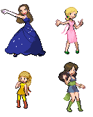 The last one sucks, but I like the other ones. These are just plain trainers with no specific Pokémon.