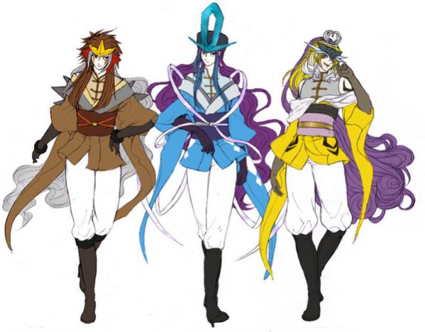 The Legendary Beasts as humans