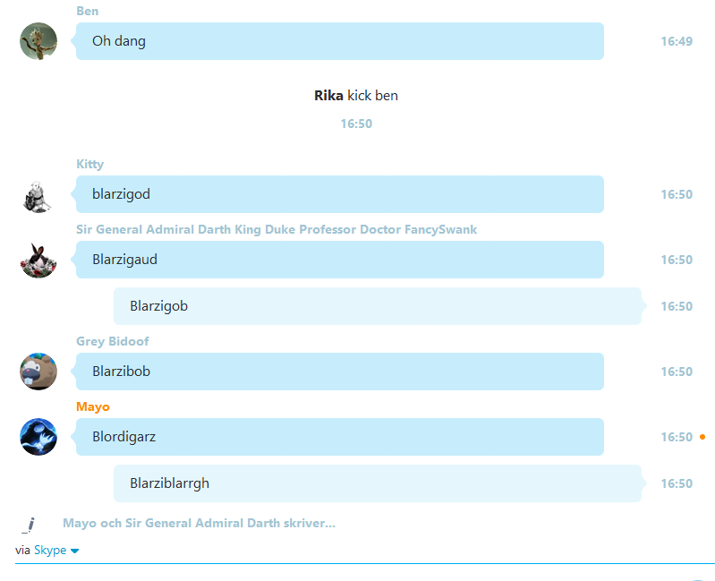 the roleplay people communicate.