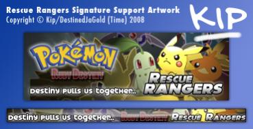 These are the support banner and userbar I did alongside the box artwork, using ShadowUmbreon's 'Destiny pulls us together' line. :)

Want them in you