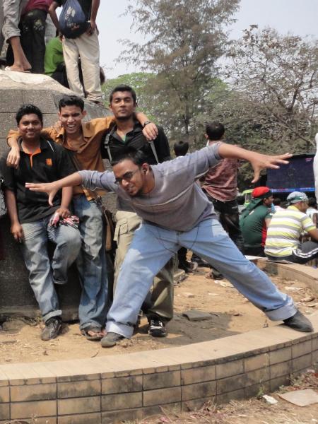 These pics were taken earlier this year during the world cup season. Me and friends from my department went to watch the game(s) on big screen. It was