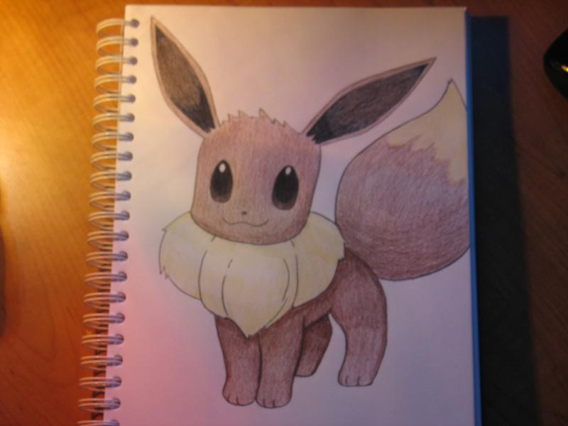 This is a drawing of Eevee that i did :)