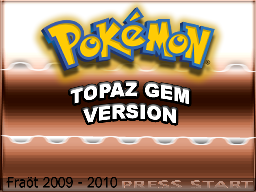 This is an alternate title screen. I'm figuring out how to edit those colors from the "Pokémon" logo. Maybe I'll have a funny time on PS for a little 