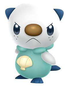 This is my Oshawott, his name is Oshie! You don't want to make Oshie mad.