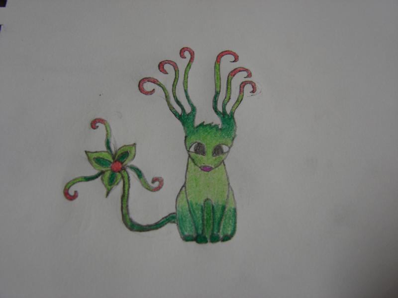 This is MY pokemon. I made it.

Mosslie. New region pokemon. 
Type: Grass

Best stat(s): Special Attack, Speed, Special Defence, Physical Attack.

Evo