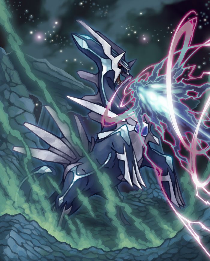 This is one of a series called... I think it was "Pearl Mode," or Pearl Something in any case. Lovely fanart of Pokemon performing an attack; in this 