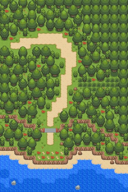 This is the route to Crystal Forest. :D