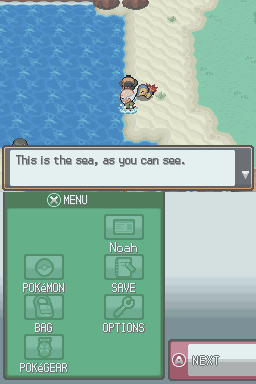 This is the sea, as you can see.