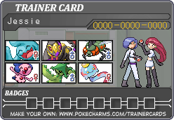 This is what I believe will be Team Rockets future team Jesse puts her Wobbuffet (probably didn't spell that right but oh well) in a daycare center an