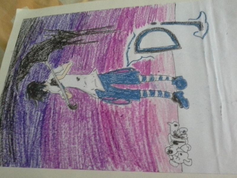 This picture was on my top(but it was black nd grey)