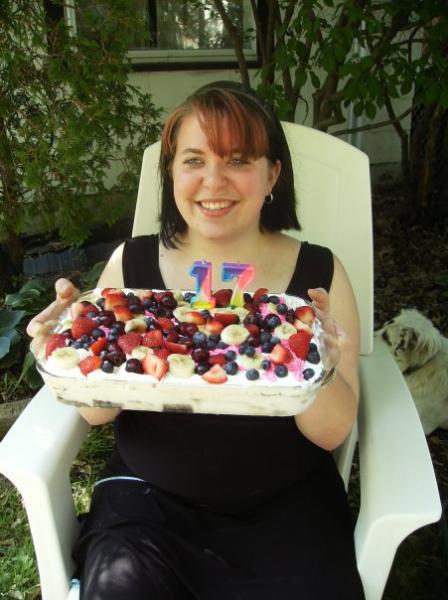 This picture was taken on my b-day. (17th if you cant tell)