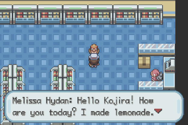 This Pidgeot is Melissa Hydan, who will gladly give you free Lemonade.