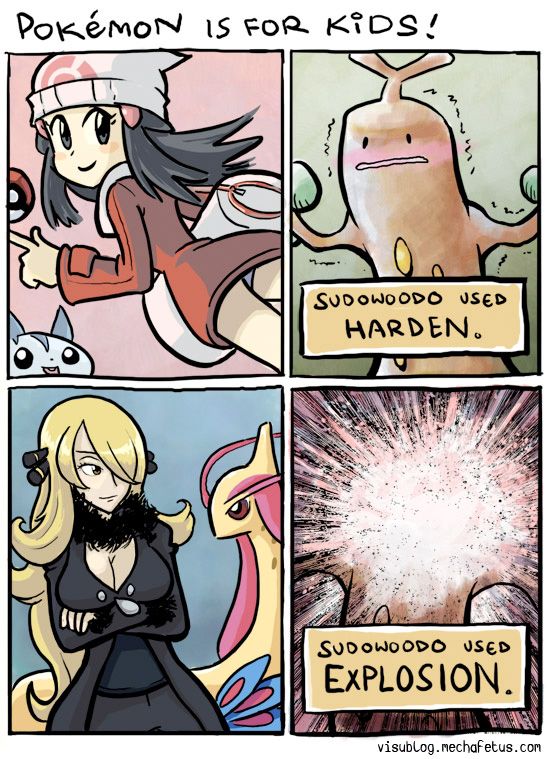 This sums up pokemon pretty well.