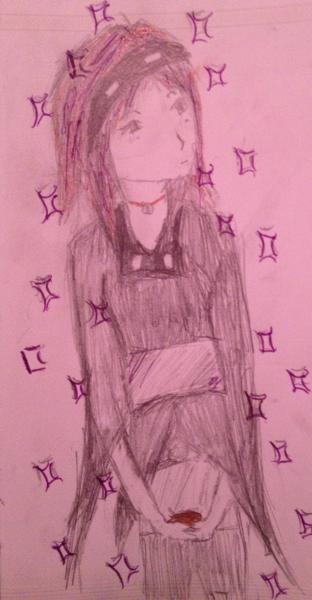 This? This is the result of my friends getting me into Minecraft. That's my failure at making a female Enderman. :P xD
