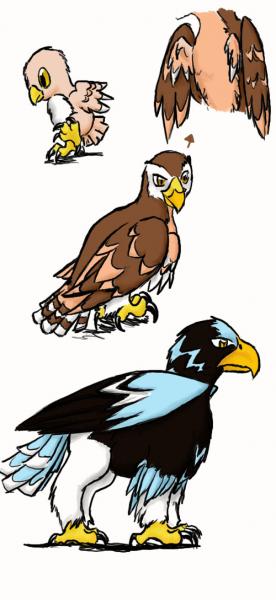This was a request for an eagle-fakemon. Currently unnamed.