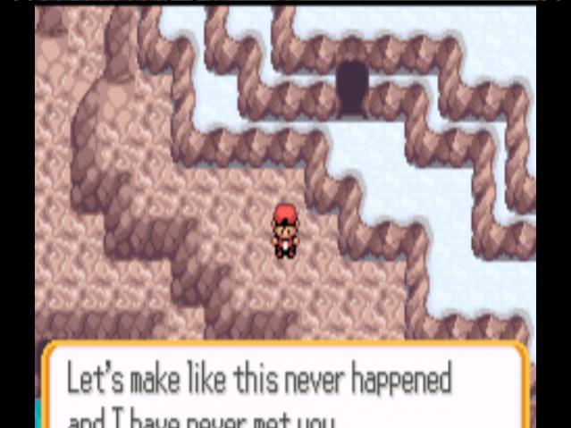 This was one of the moments with the most lulz in Pokemon naranja by Serg!o. After that you're warped to the entrance of Isla Navel. You can find the 