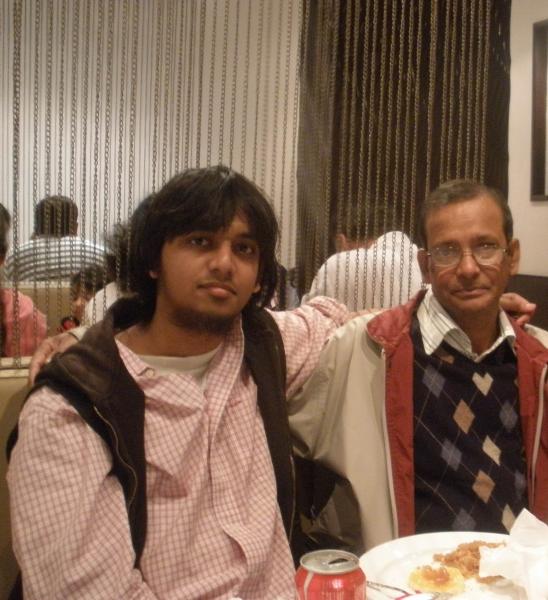 This was taken this January, at a Pakistani restaurant in Dubai. That was pretty much the only time I went overseas. 

The food was awesome.

That's m