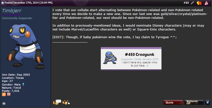 Timbjerr - Croagunk