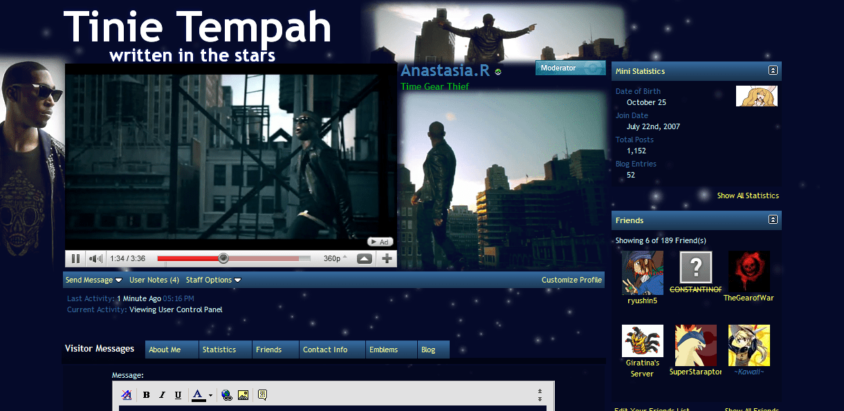 tinie tempah profile.... XD