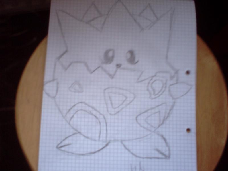 Togepi drawn by me, MY FAV! :)