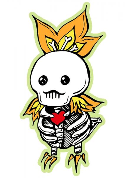 Torchic punk art
