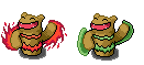 Totem Fakemon. Grass/ground or Fire/ground?
Couldn't decide at the time, but fire ground looks cool :D