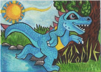 Totodile If He Was A Dinosaur