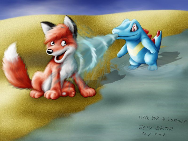 Totodile Water Guns A Fox