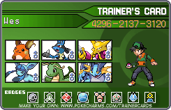 Trainer Card Custom