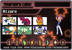Trainercard Mizore
Pokémon White Team