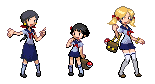 Trainers in school uniforms! Yay!