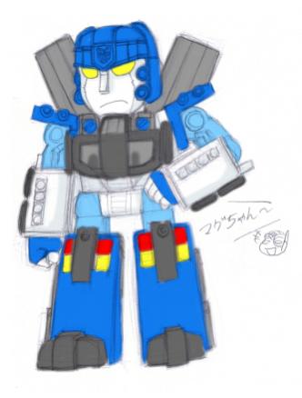 Transformer Ultra Magnus/God Magnus
This picture was done by Fuwa2-kyara. If you like One Piece, Teenage Mutant Ninja Turtles, or Sonic I suggest you 