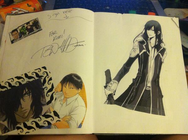 Travis's autograph