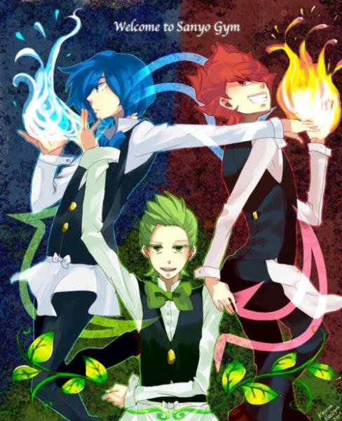 Trial Triangle!!! Triple Threat- Cilan, Chili, Cress! Sexy, yeah? ^_~