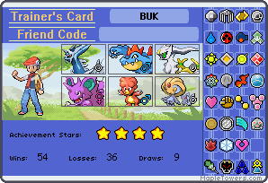trianer card