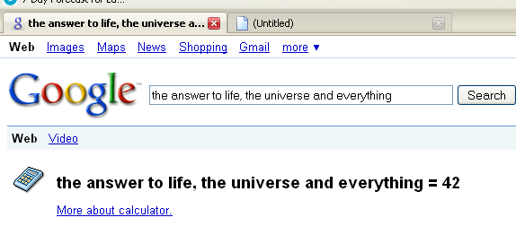 Turns out, the answer to life is 42.