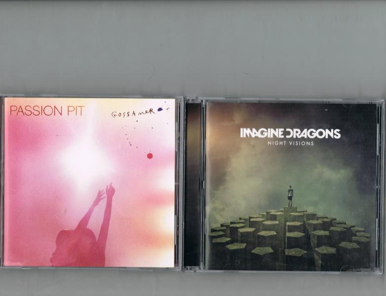 Two more albums I got. 

Gosamer by Passion Pit and Night Visions by Imagine Dragons