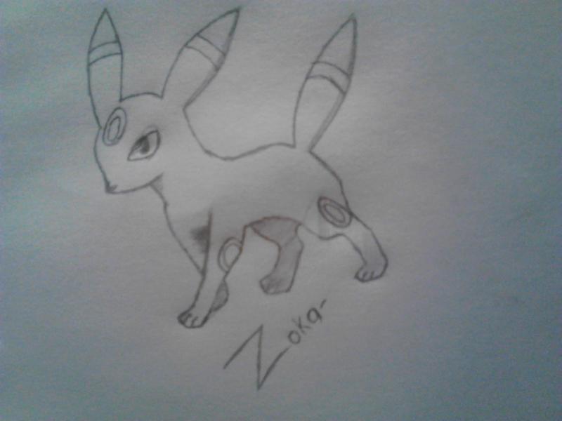 Umbreon drawing