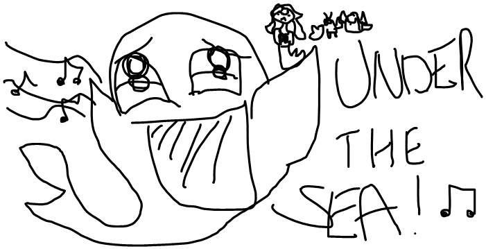 Under the Seaaa! Made by Hagumi.