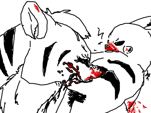 Violence for the sake of... Blood?