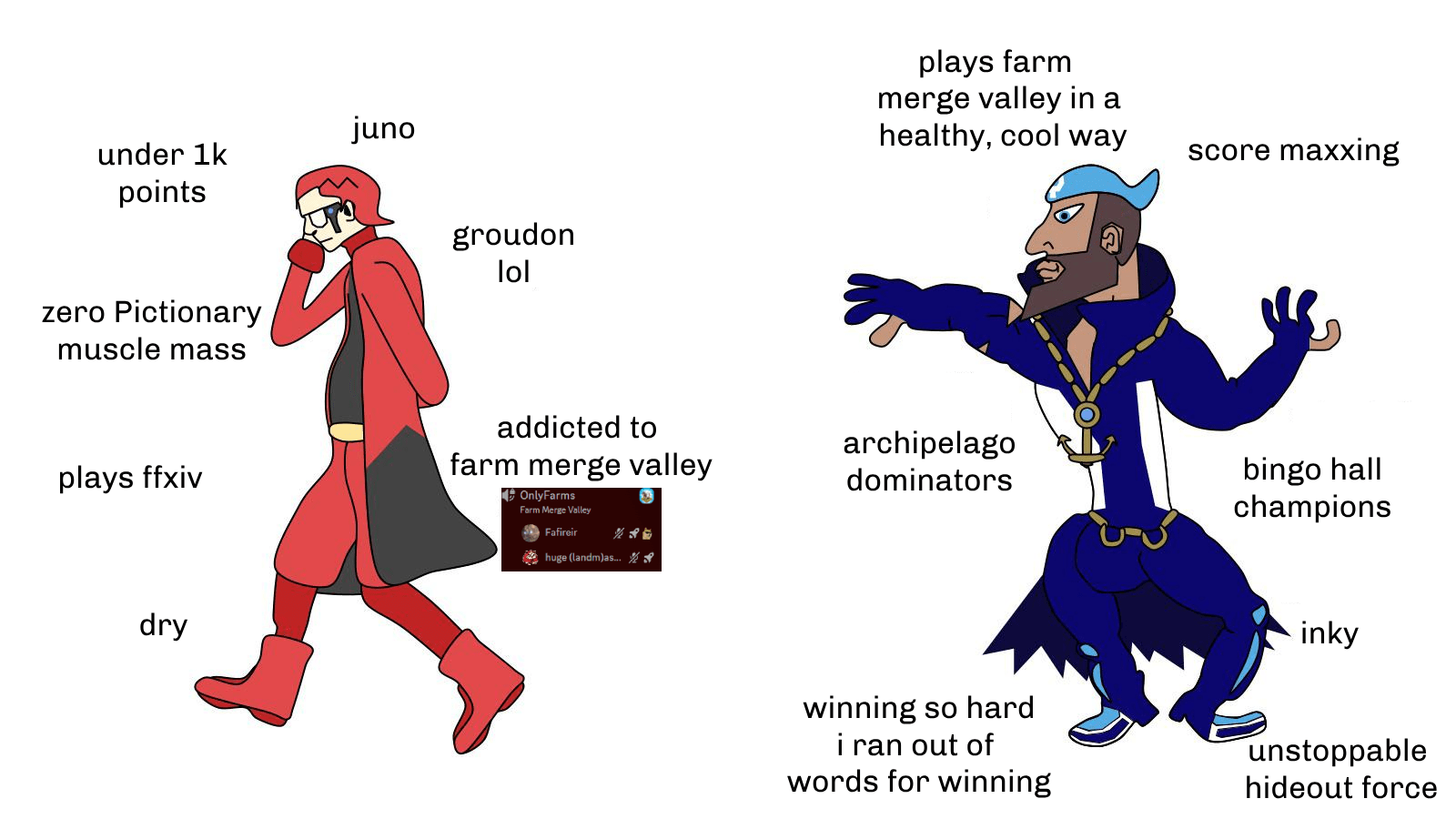 virgin team magma vs chad team aqua