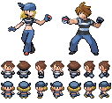 Wake Blueheros + overworld sprites