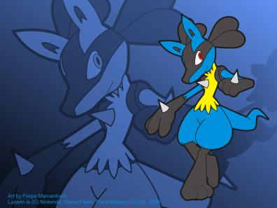 Wallpaper Lucario