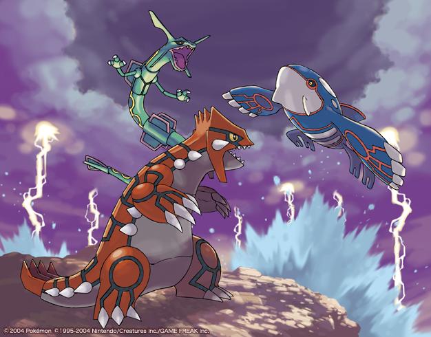 Weather Trio   Groudon, Kyogre & Rayquaza