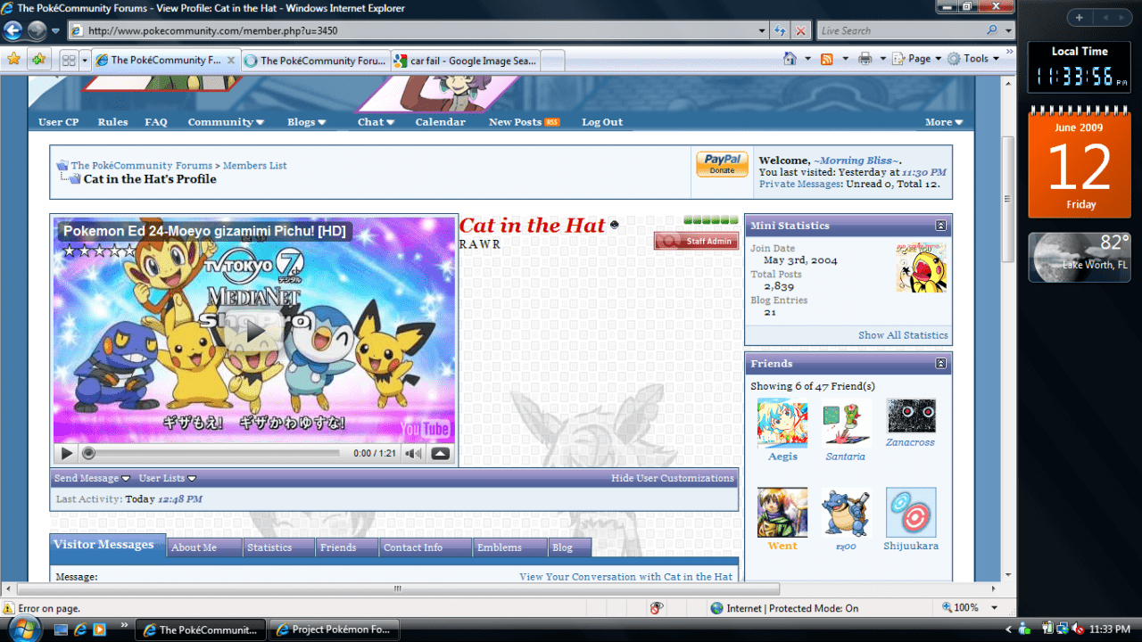 We'll always remember you Cat in the Hat. & In in this status as well...:]